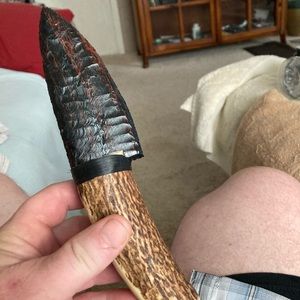 Custom made flint and Obsidon knapping replica artifacts